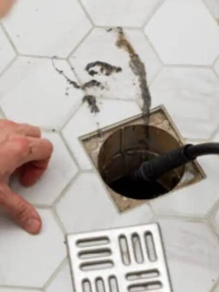 Handling a Clogged Shower